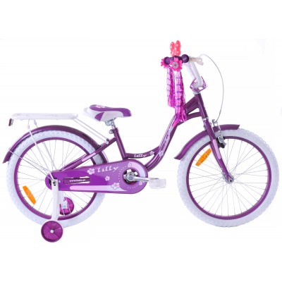 Detský bicykel 20 Fuzlu Lilly fialový